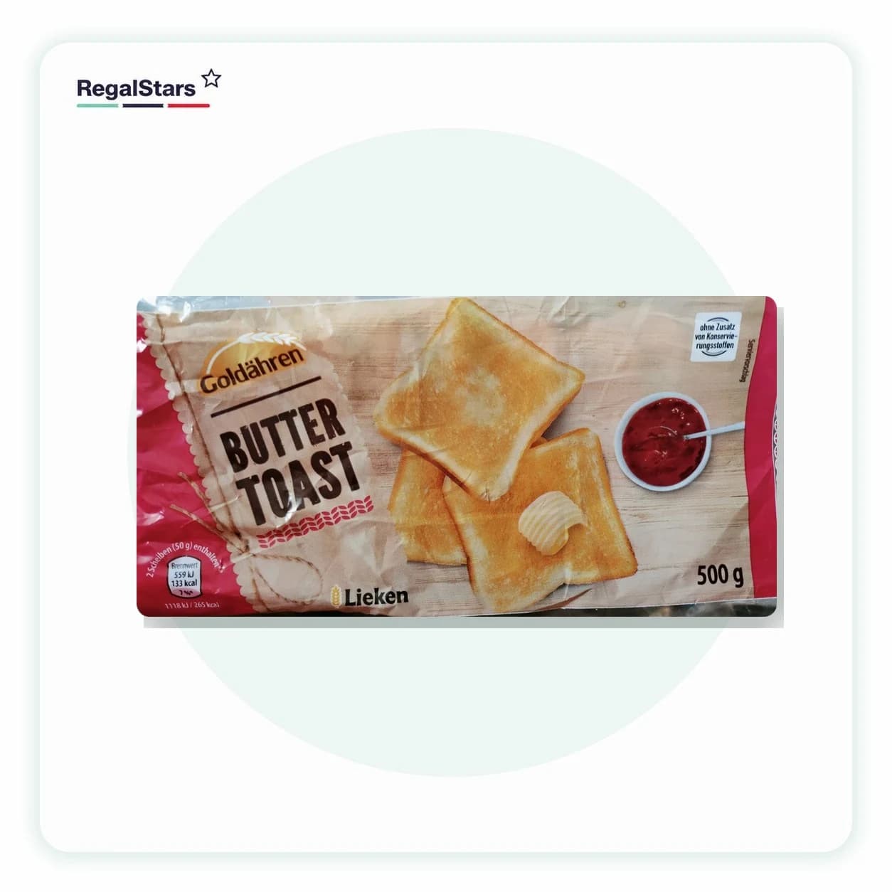 Goldähren Buttertoast