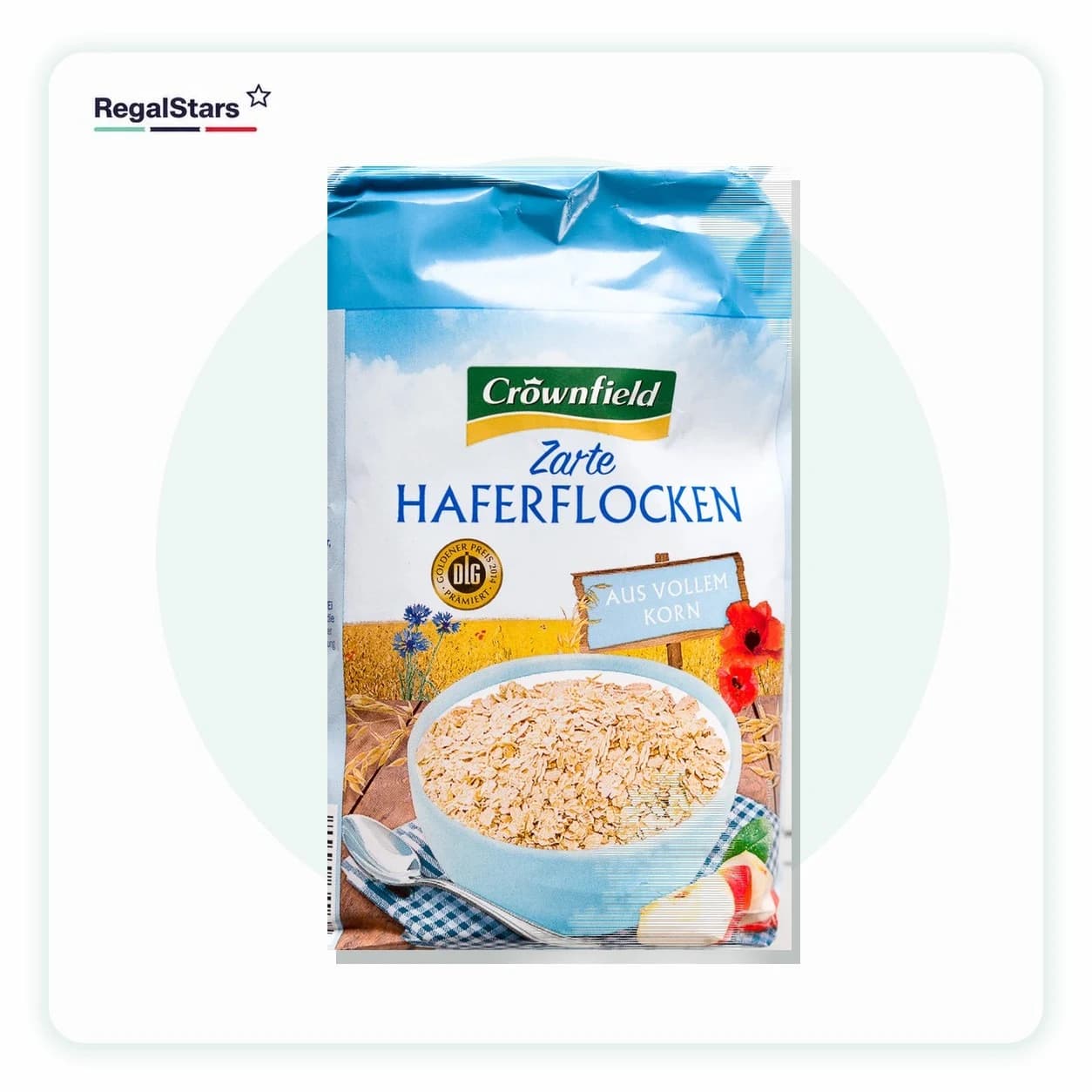 Crownfield Haferflocken zart