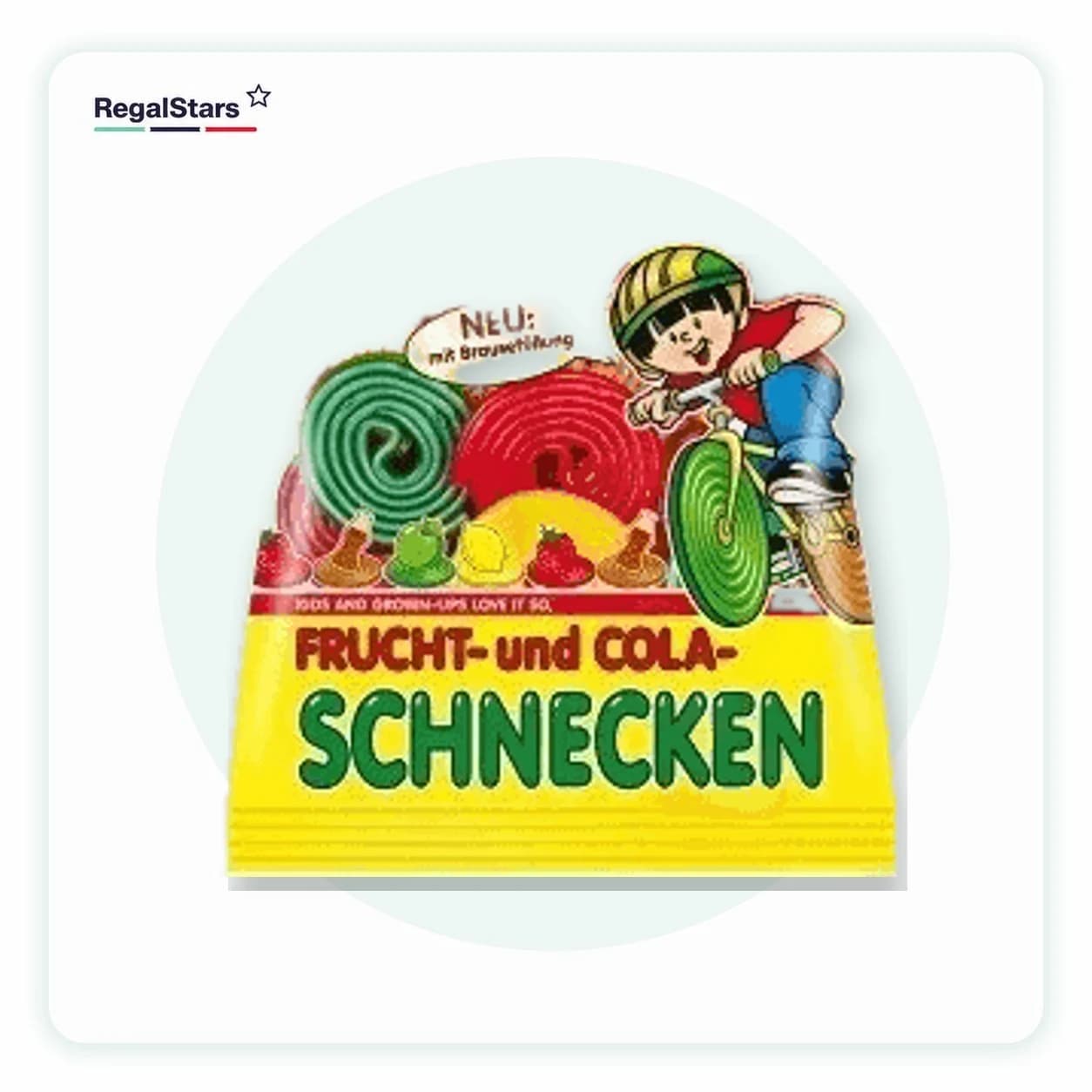 Haribo Frucht- und Cola-Schnecken